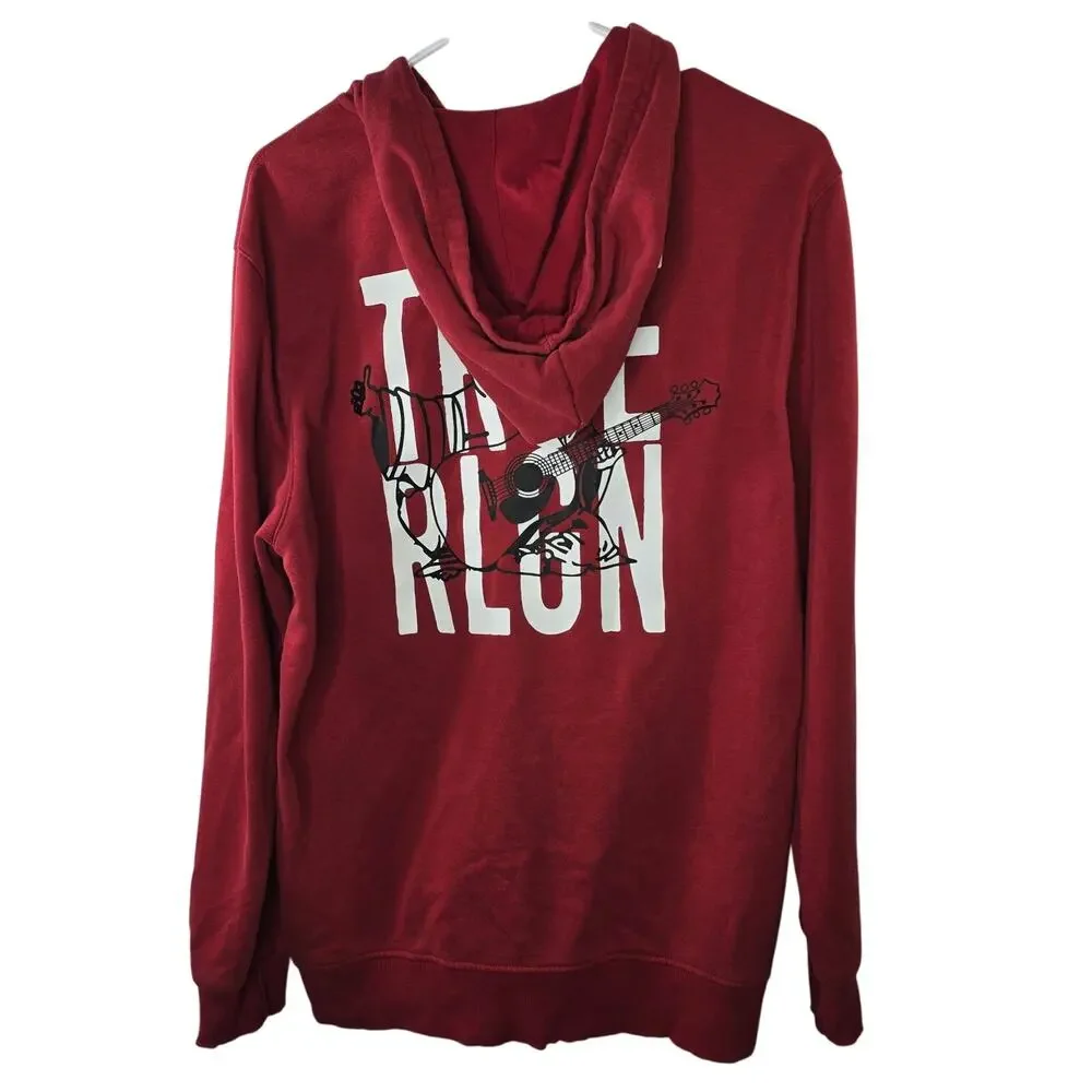 Men's True Religion Buddha Full Zip Hoodie Sweatshirt Size Large
